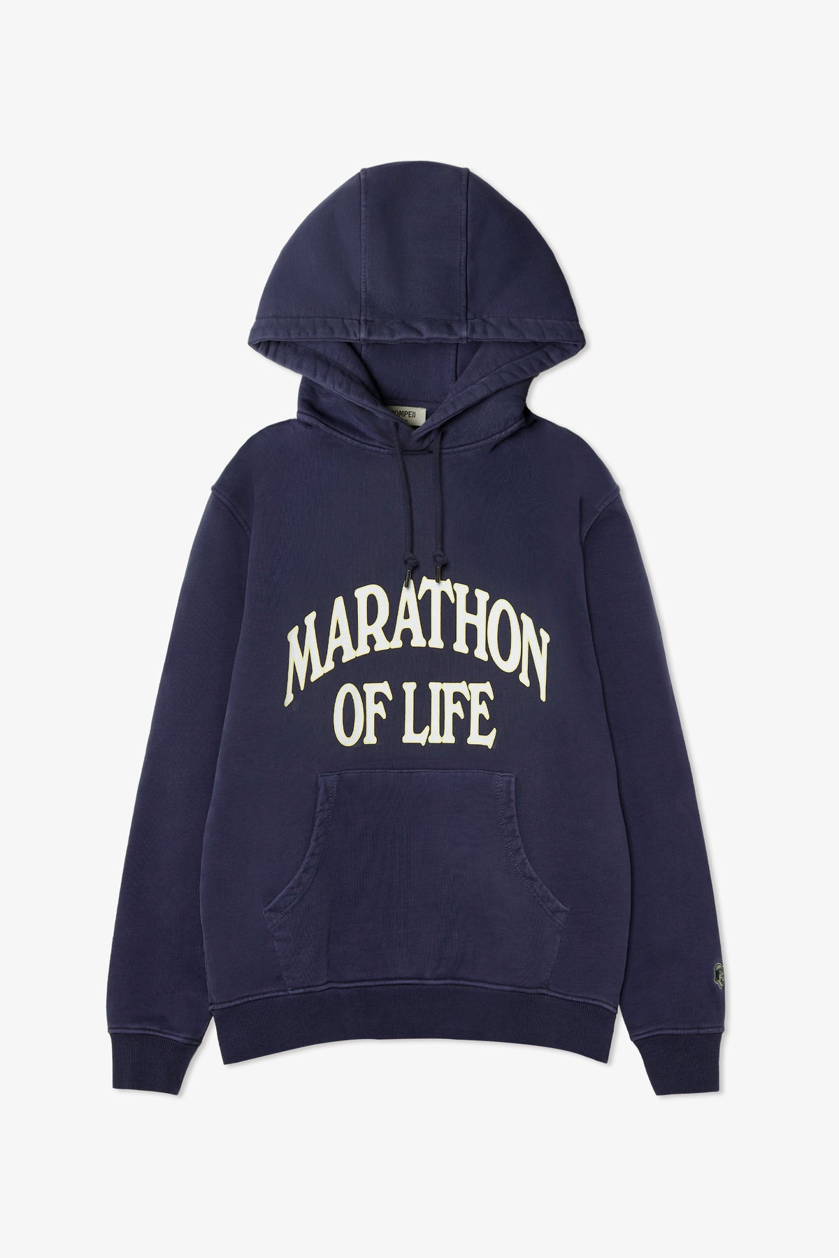 Navy hoodie with grey sleeves hotsell