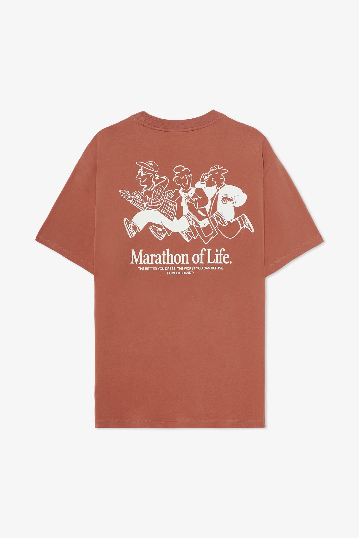 MARATHON OF LIFE RUST TEE