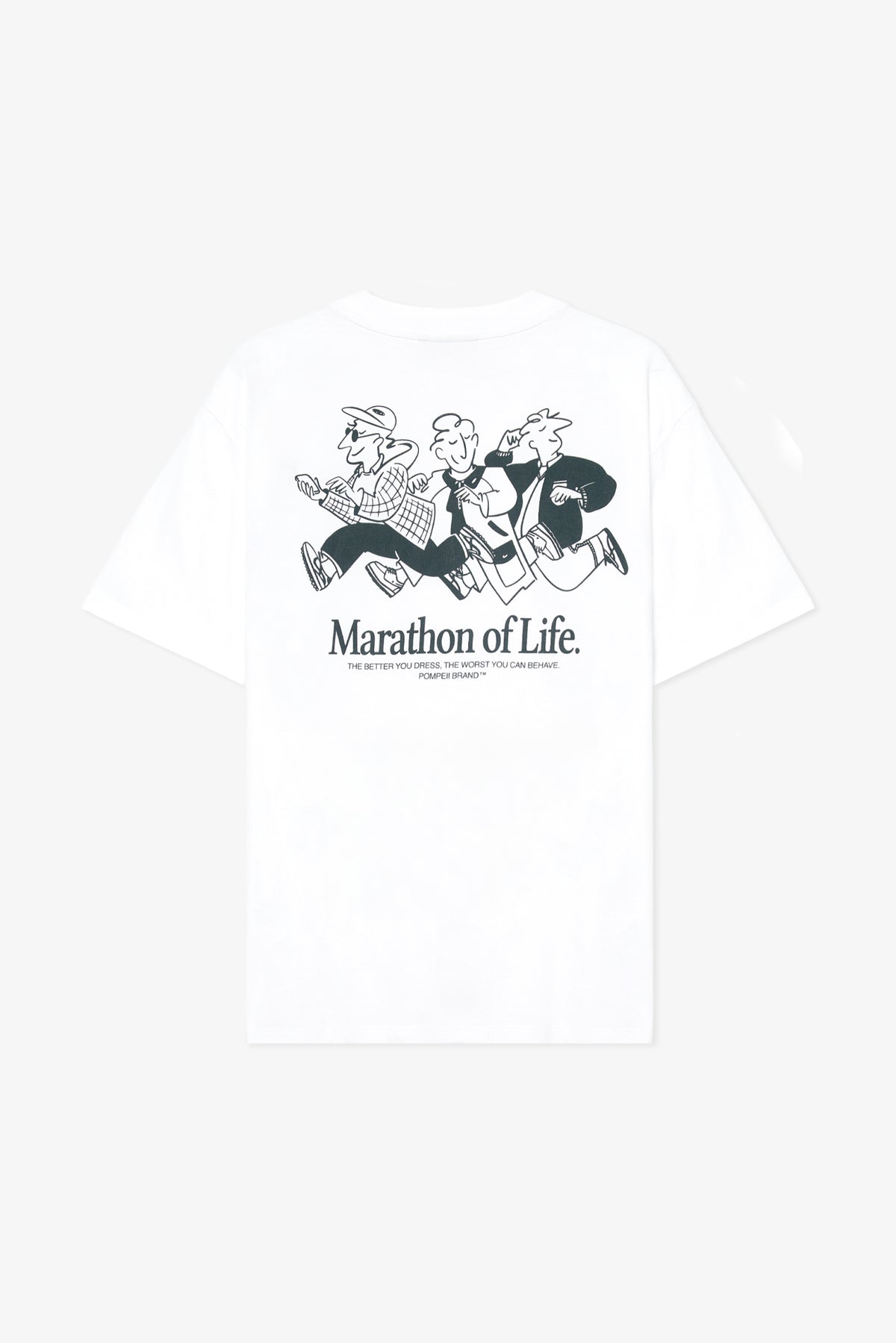 TEE-SHIRT BLANC MARATHON OF LIFE