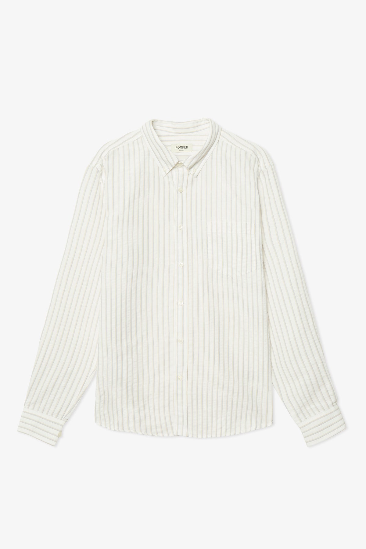 SHIRT DE ALGODÃO COM MICRO STRIPES