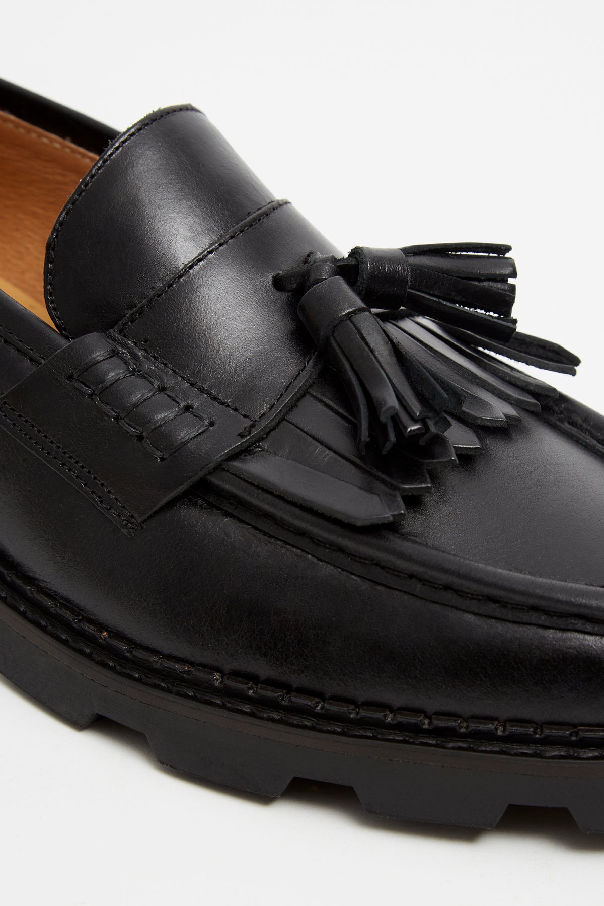 GLAND EN CUIR MODENA NOIR