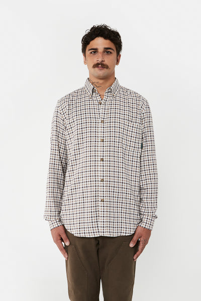 MULTIBROWN CHECK SHIRT