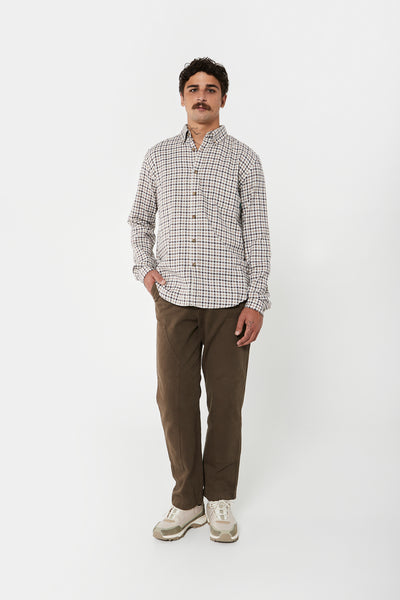 MULTIBROWN CHECK SHIRT