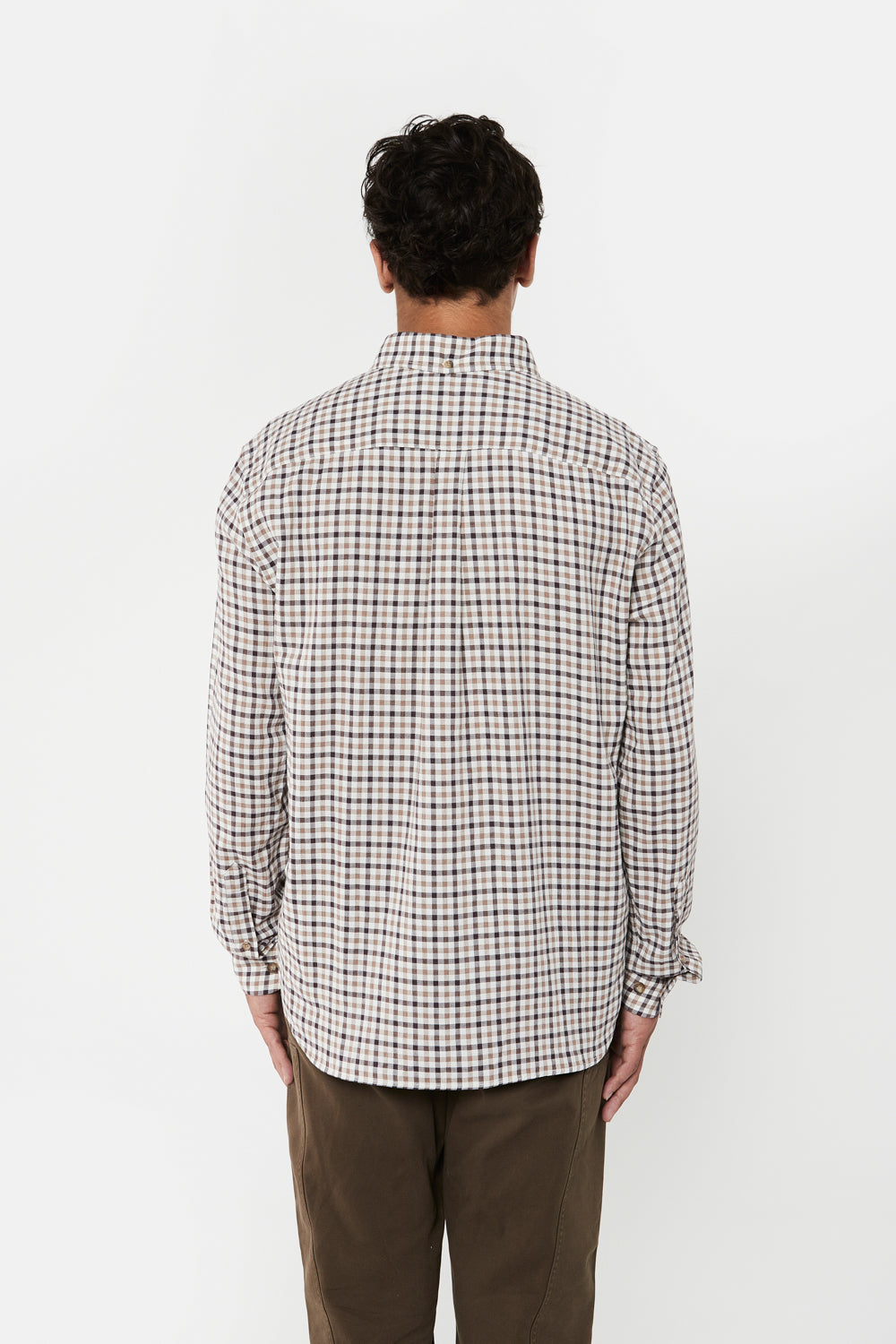 MULTIBROWN CHECK SHIRT