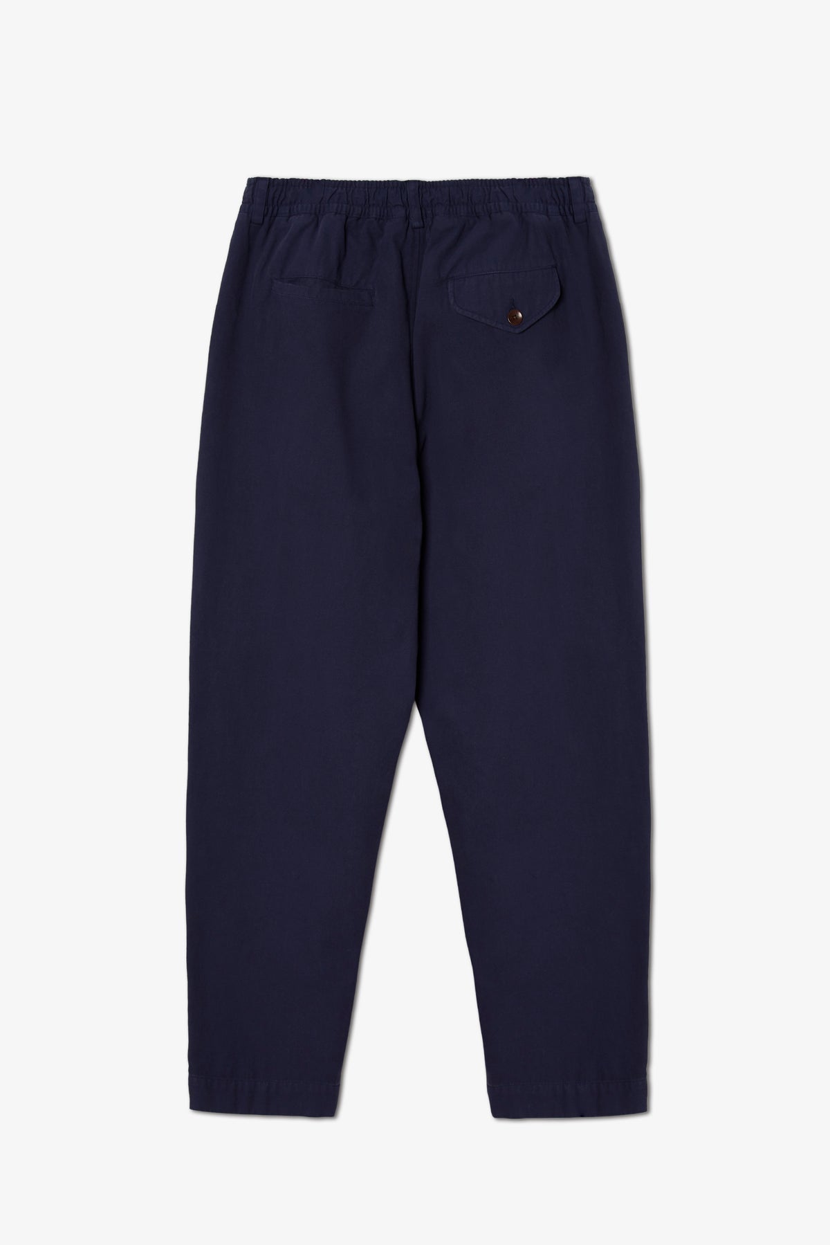 PANTALON AMPLE EN TOILE MARINE