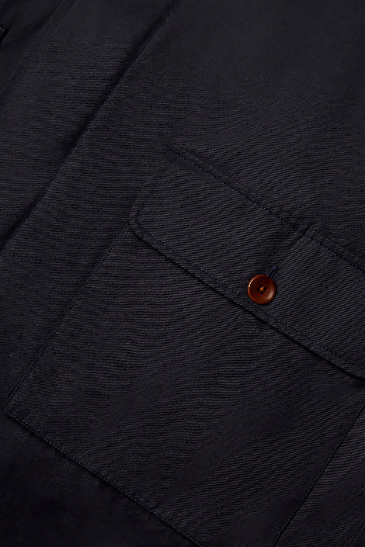 MANTEAU MAC EN COTON MARINE