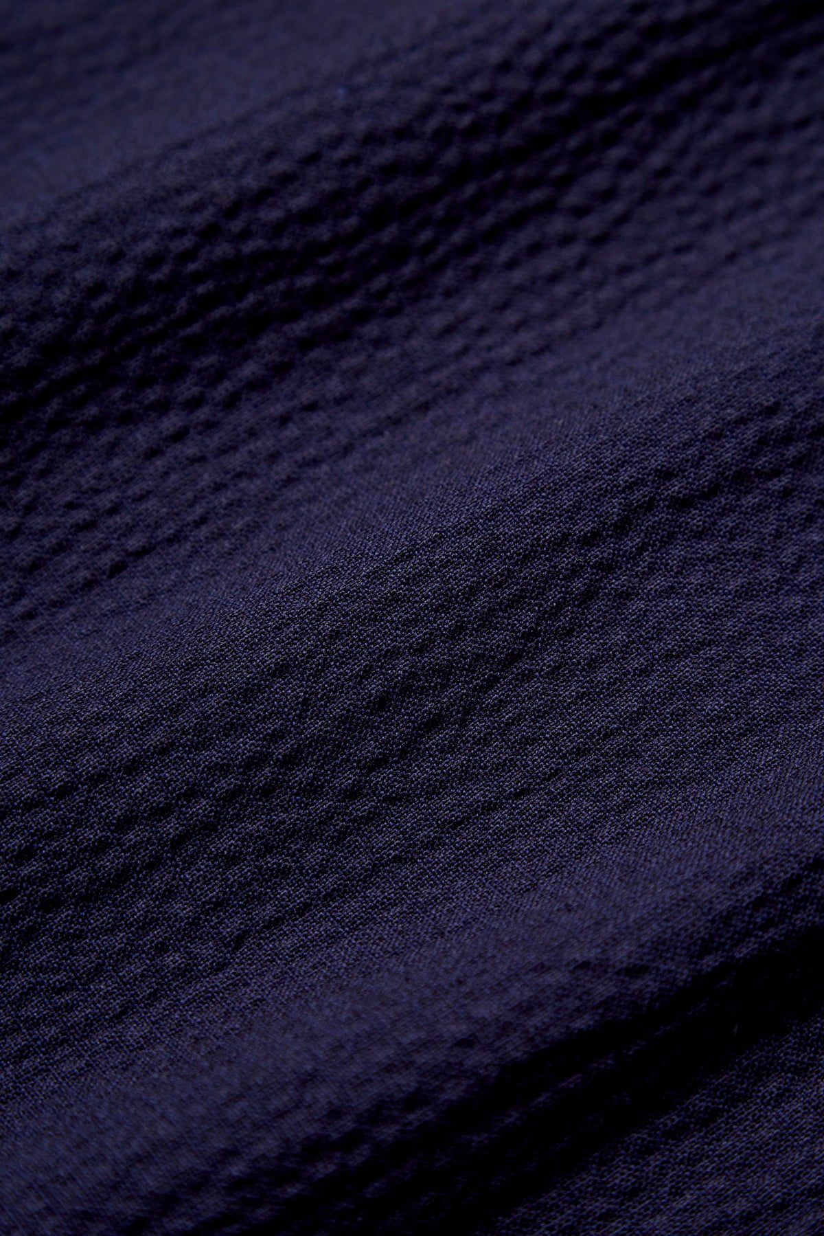 VESTE DE CORVÉE EN SEERSUCKER MARINE