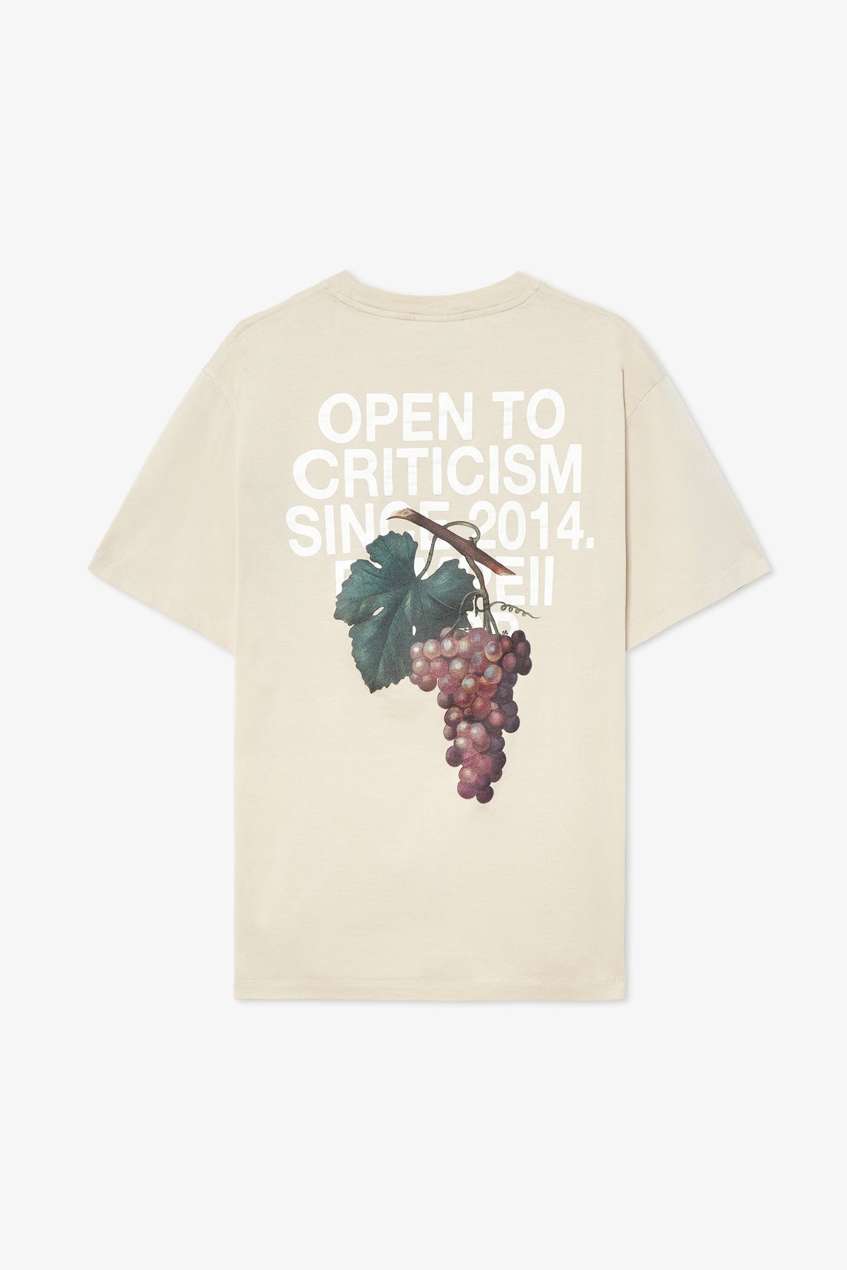 OUVERT À LA CRITIQUE TEE D'AVOINE