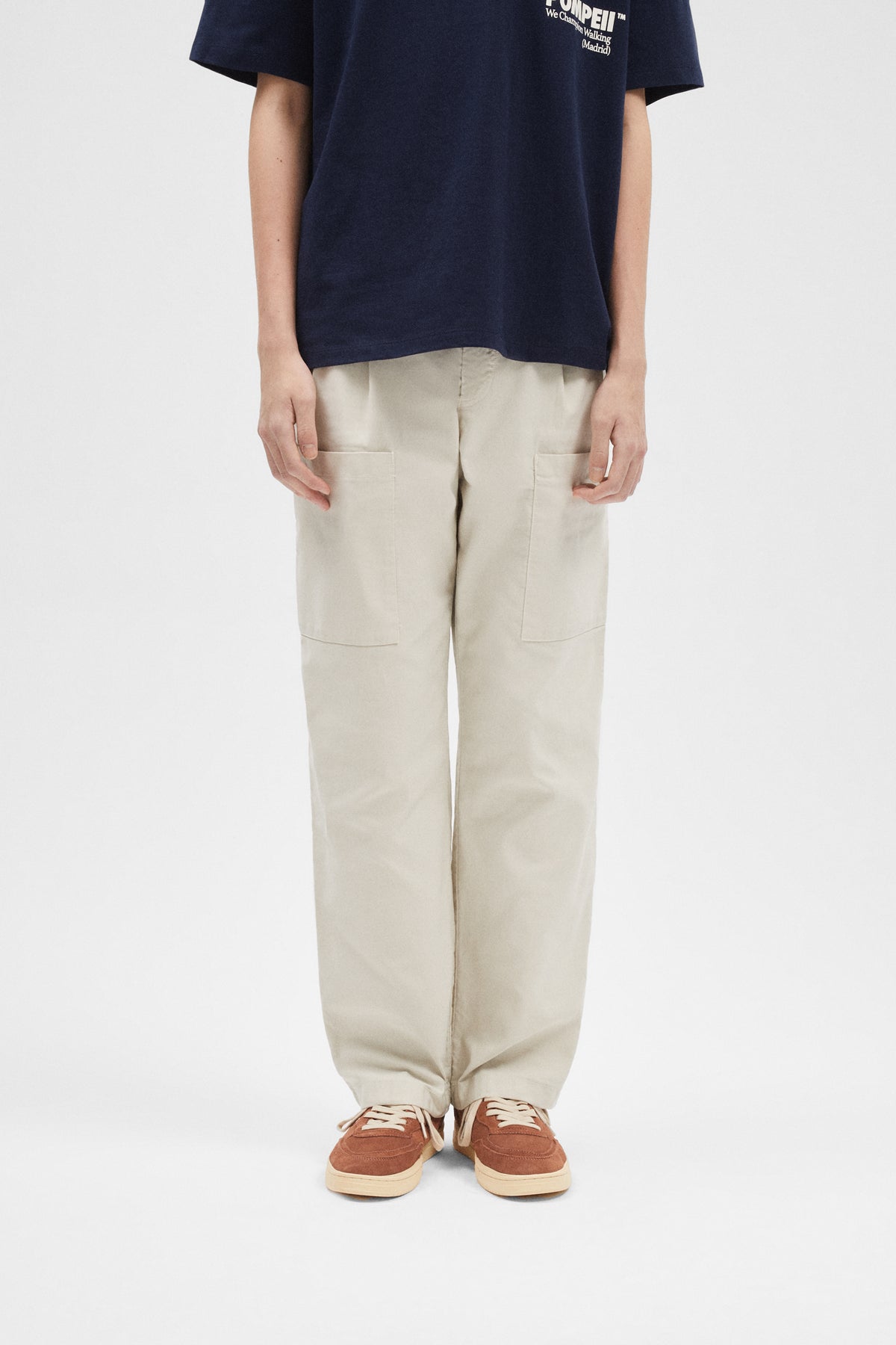 PEARL PLEATED CARGO TROUSER