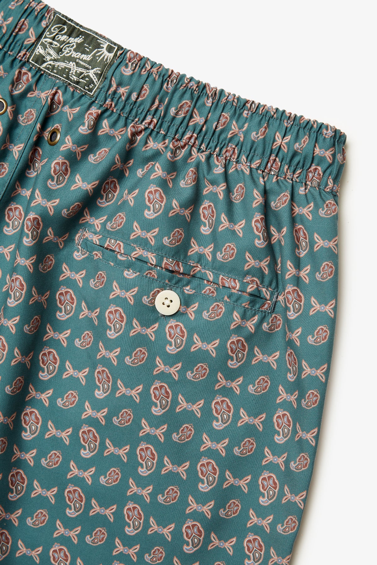 PINE MICRO PAISLEY SWIM TRUNKS