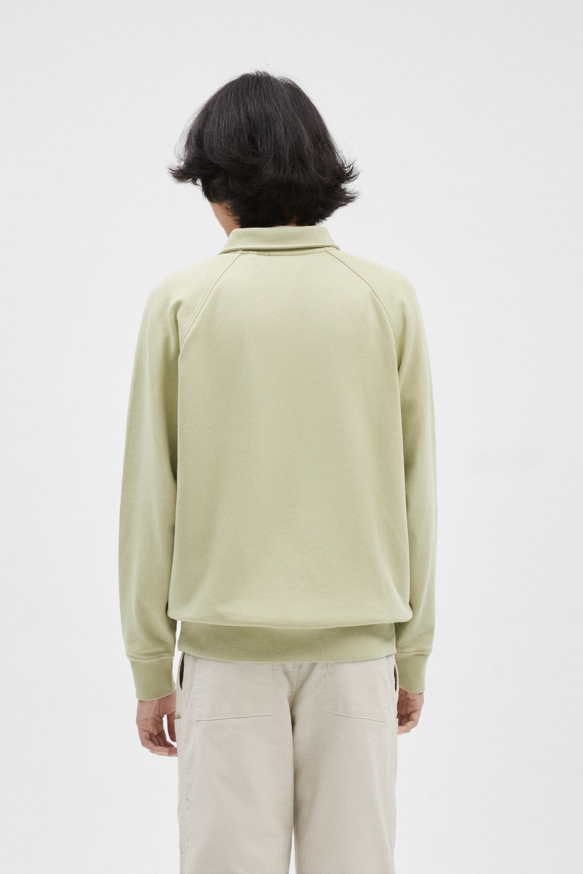 PISTACCHIO ZIPPER SWEAT