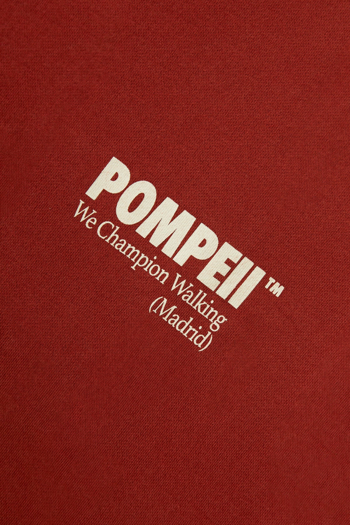 POMPEII RUBY RELAXED CREW NECK