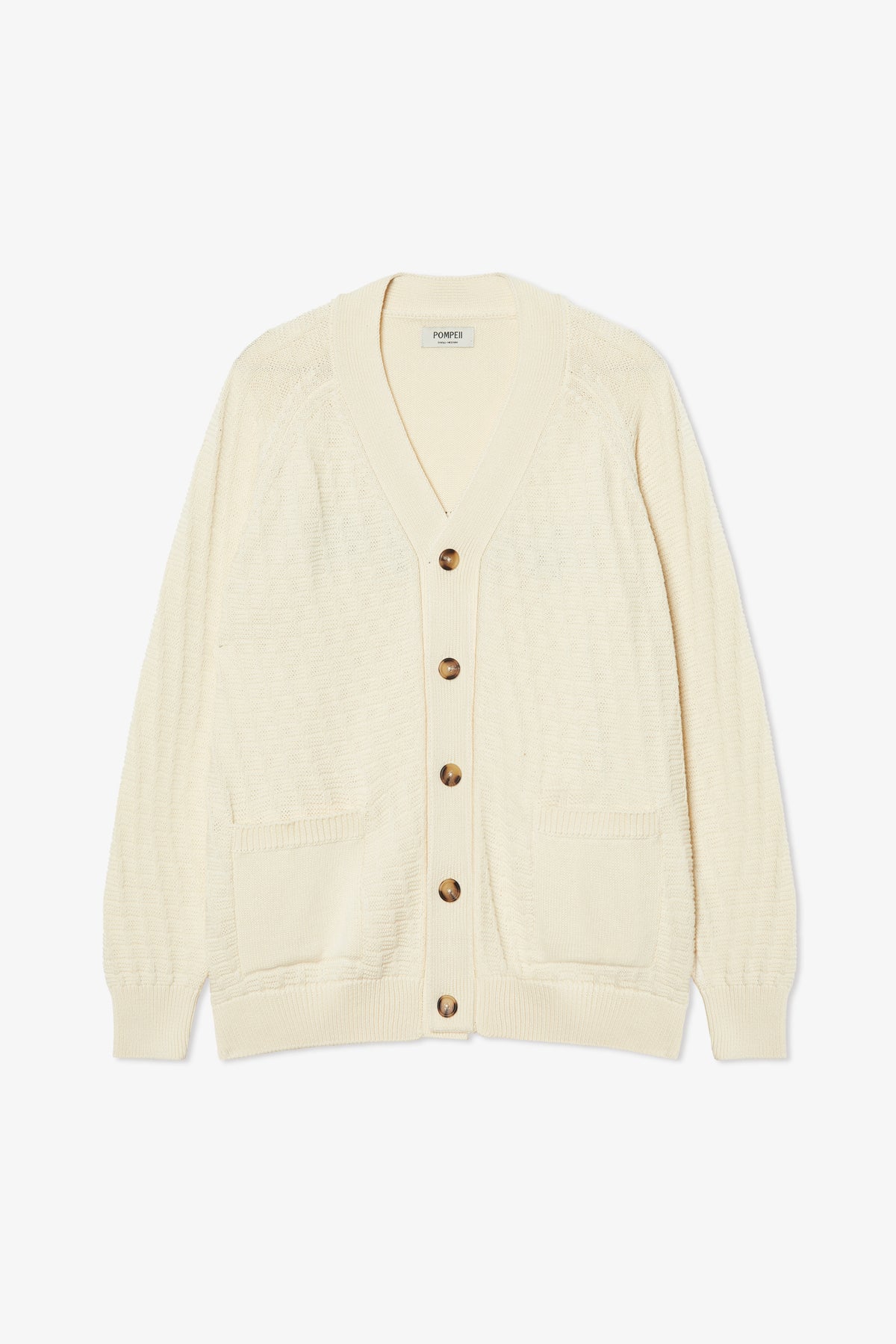 POMPEII ECRU ECRU KNIT CARDIGAN