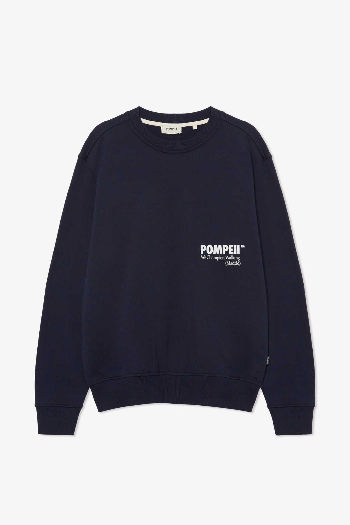 POMPEII NAVY RELAXED CREWNECK