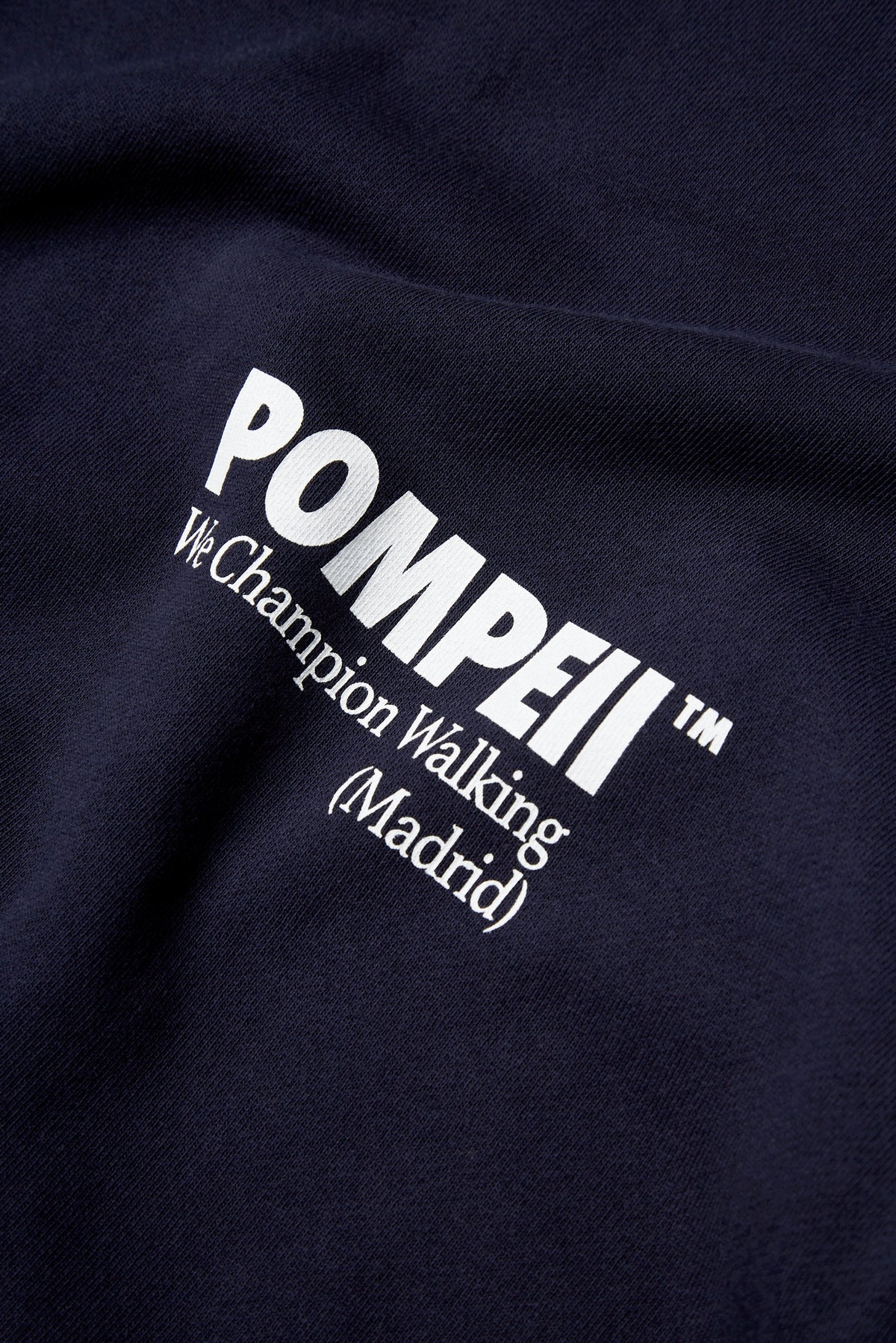 POMPEII NAVY RELAXED CREWNECK