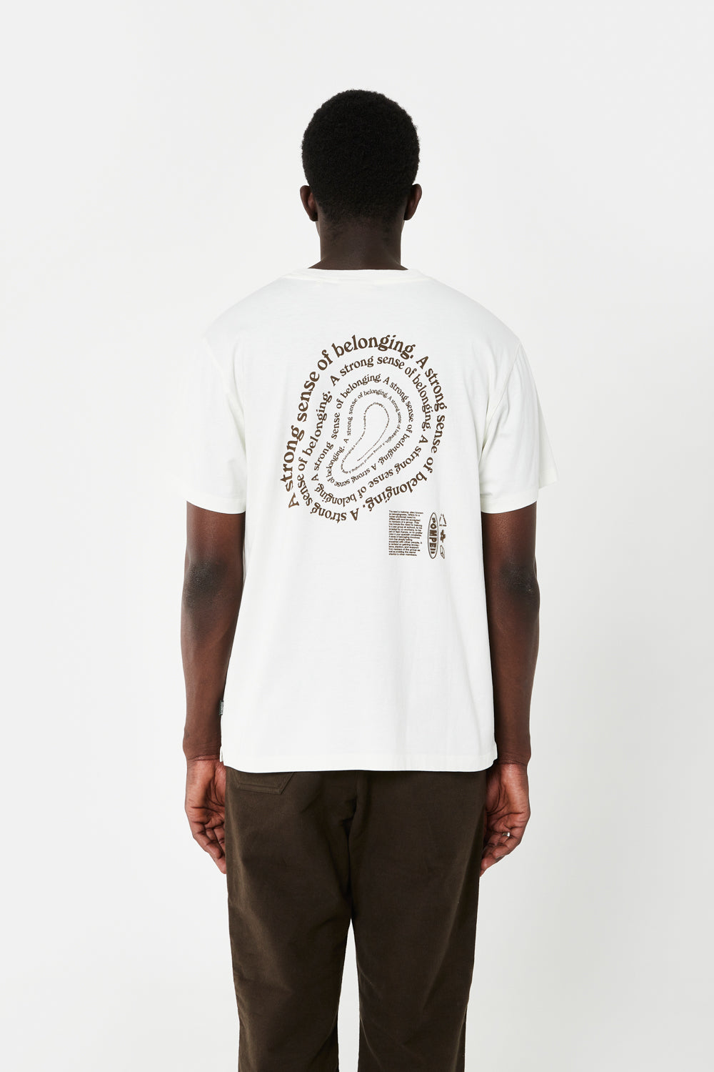 SENSE OF BELONGING OFF WHITE TEE