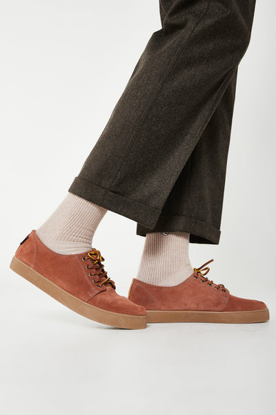 HIGBY SUEDE HYDRO REDWOOD TAUPE