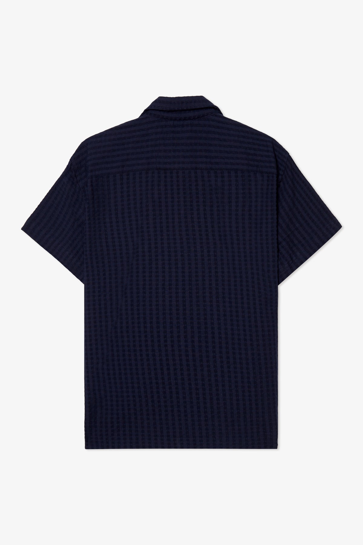 SEERSUCKER NAVY SHIRT
