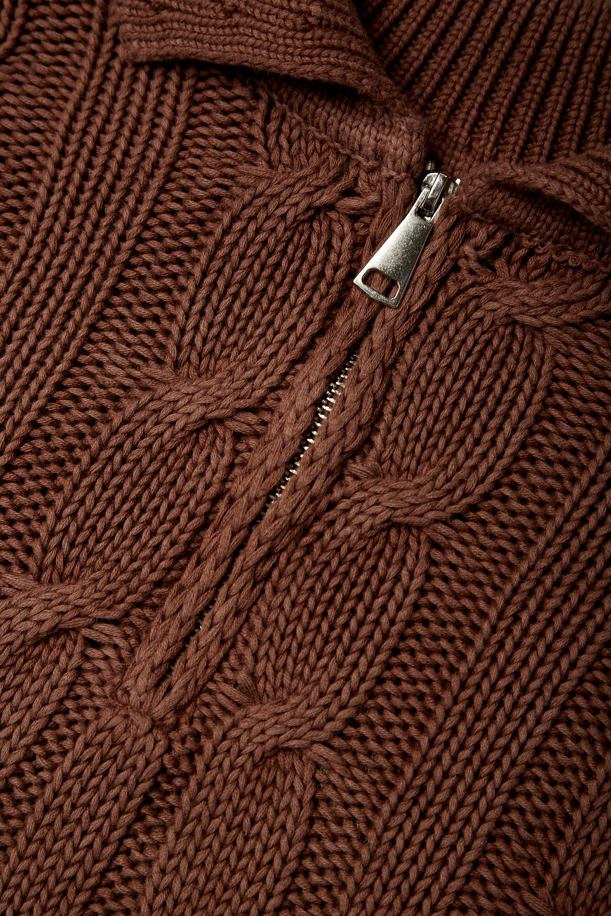 THE ART OF LIVING BROWN KNIT