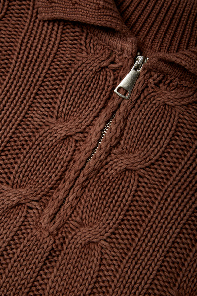THE ART OF LIVING BROWN KNIT