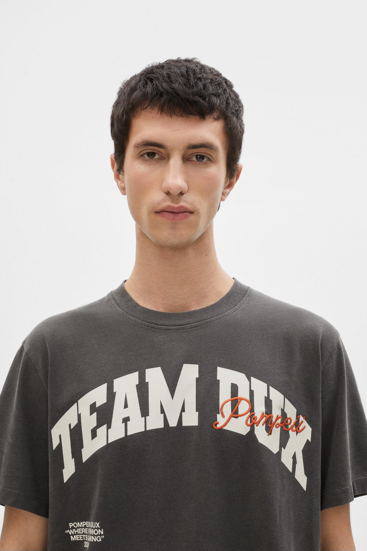 TEAM DUX WASHED GREY TEE