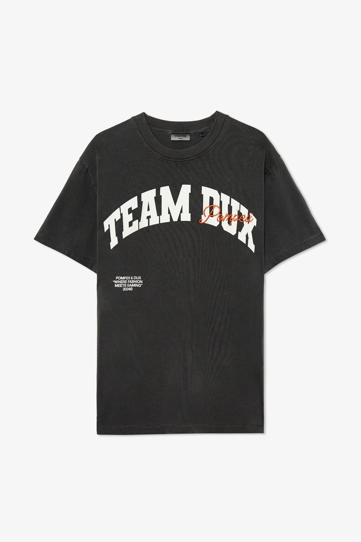 TEAM DUX GEWASCHENES GRAUES TEE