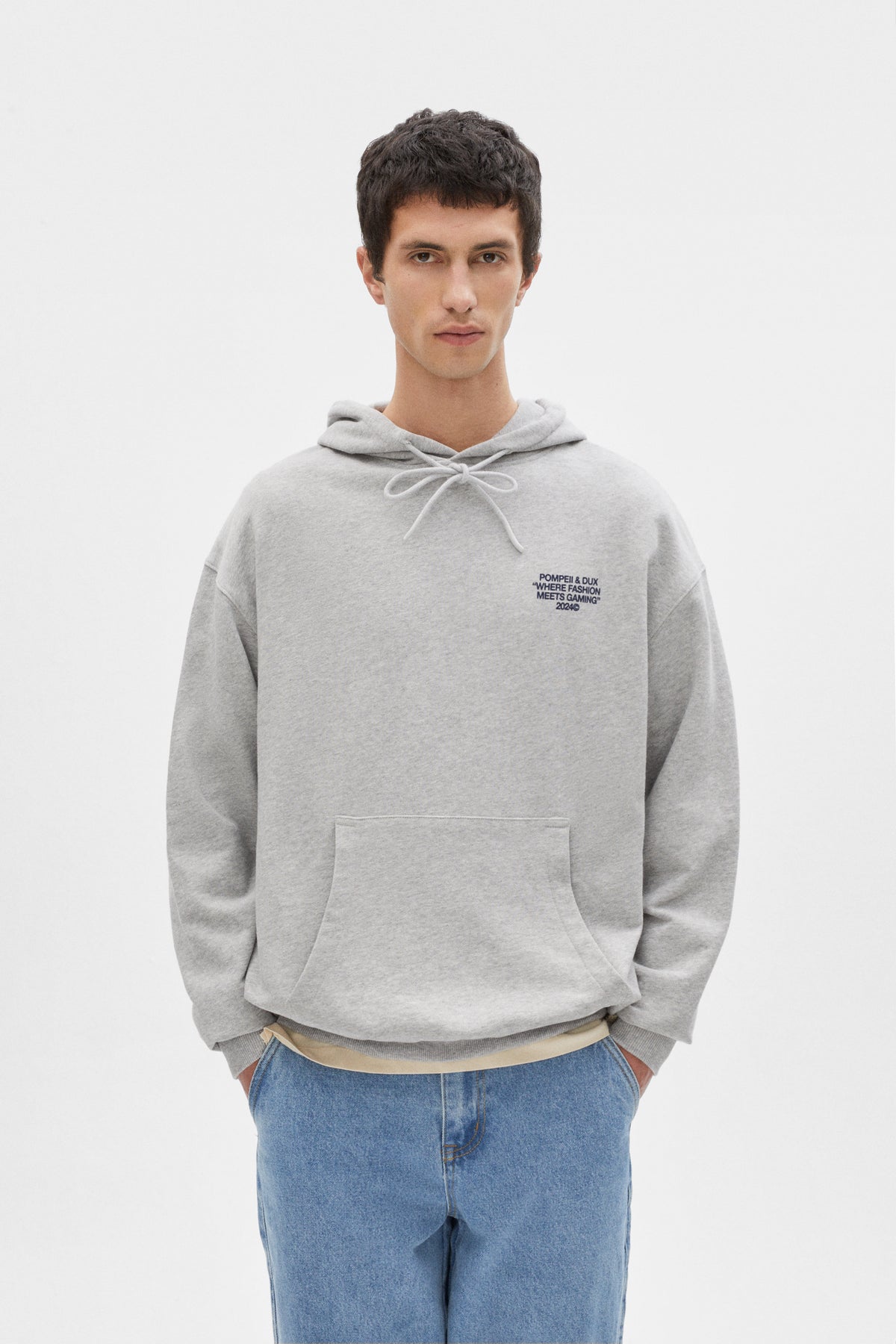 DUX GRAU MELANGE HOODIE