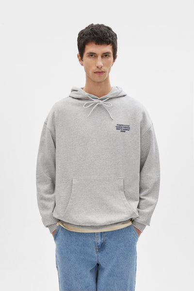 DUX GREY MÉLANGE HOODIE