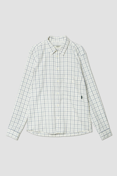 THE BLUE CHECK COTTON SHIRT