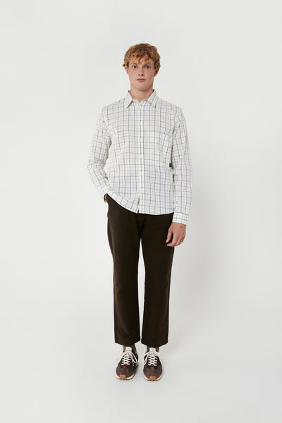 THE BLUE CHECK COTTON SHIRT