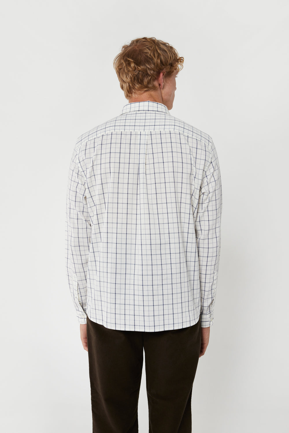 THE BLUE CHECK COTTON SHIRT