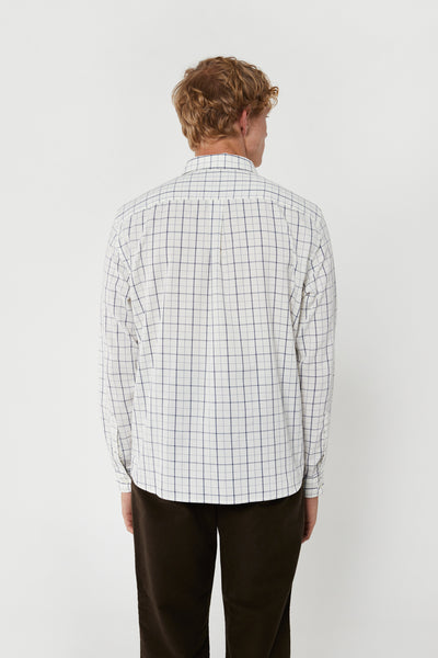 THE BLUE CHECK COTTON SHIRT