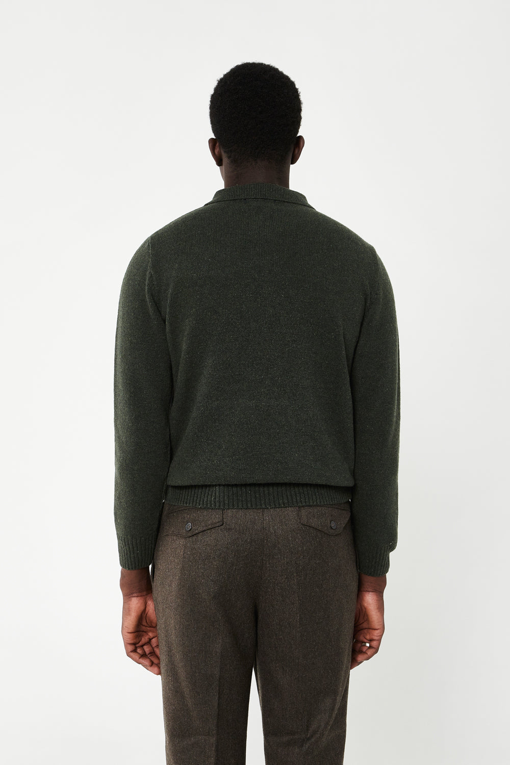 TUNDRA WOOL KNITTED POLO