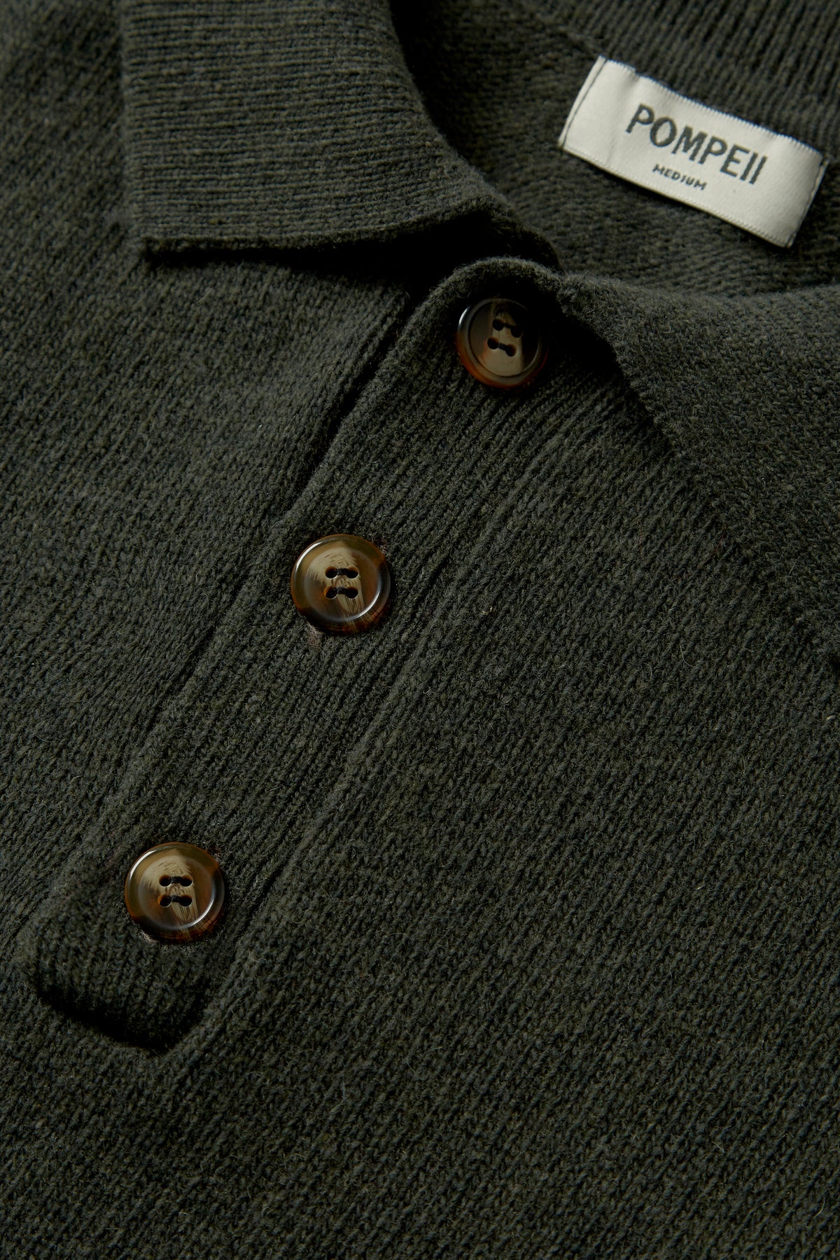 TUNDRA WOOL KNITTED POLO