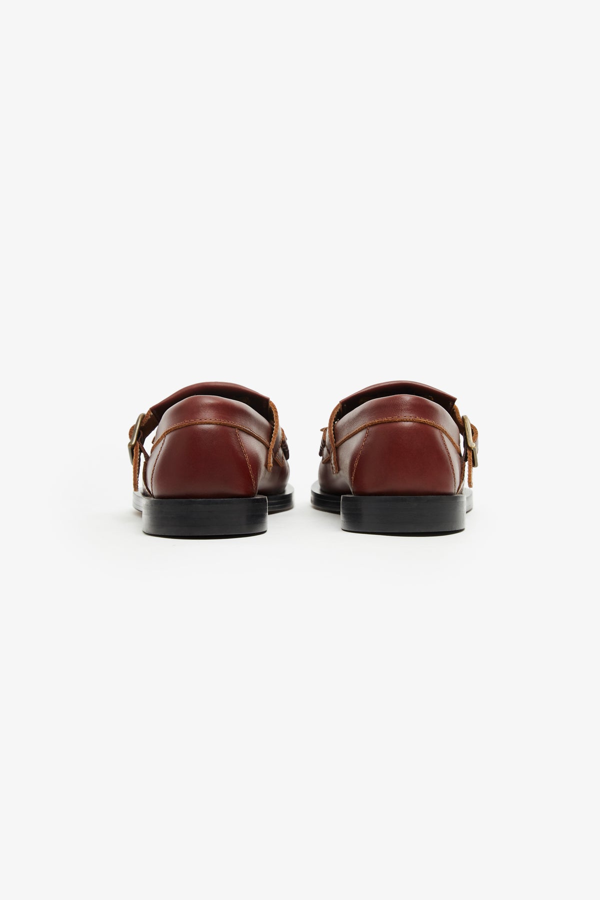 VEGA LEATHER T-BAR REDISH
