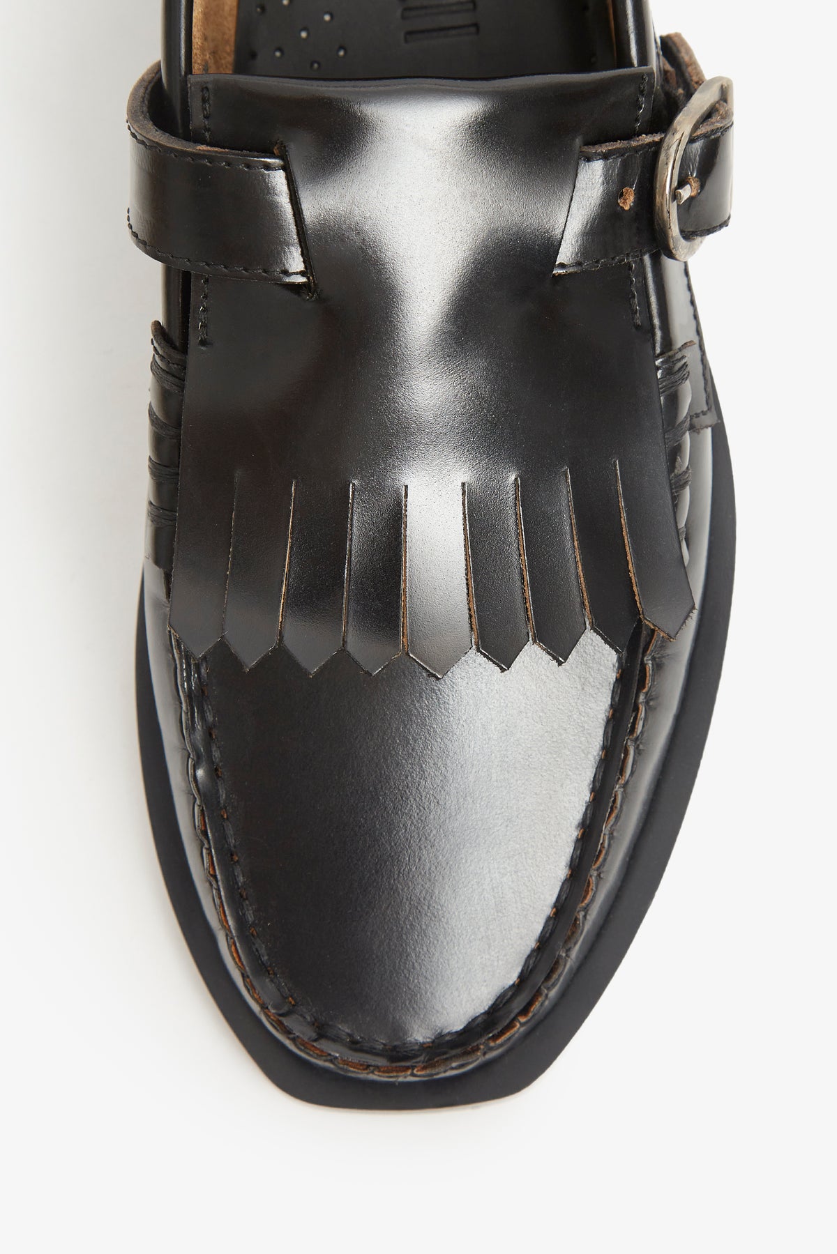 VEGA T-BAR CUIR NOIR