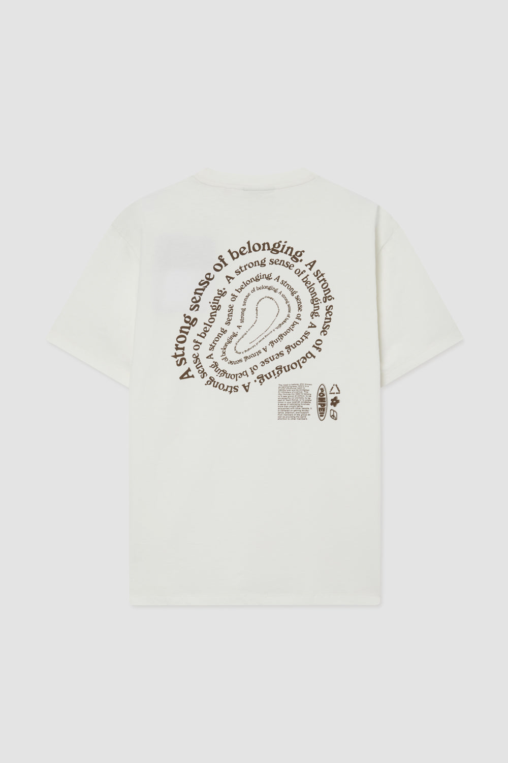 SENSE OF BELONGING OFF WHITE TEE