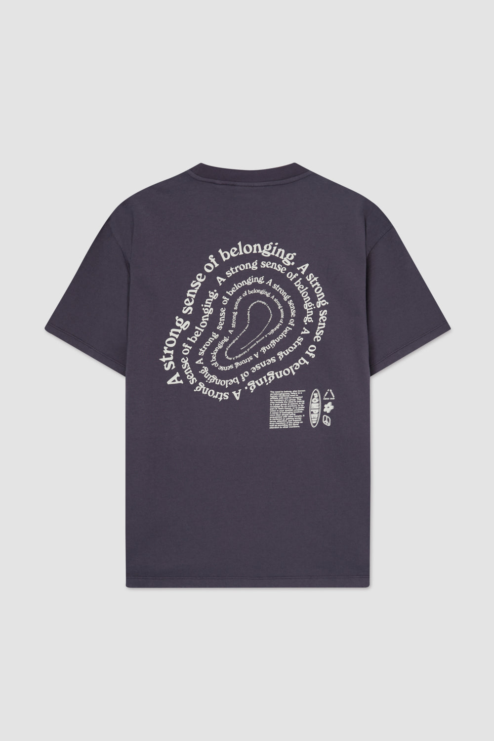 SENSE OF BELONGING RAISIN TEE