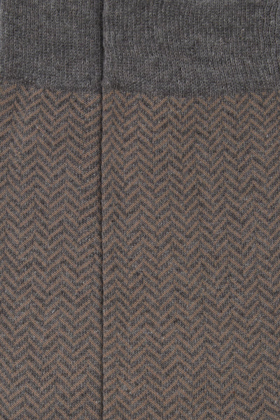 HERRINGBONE GREY MELANGE