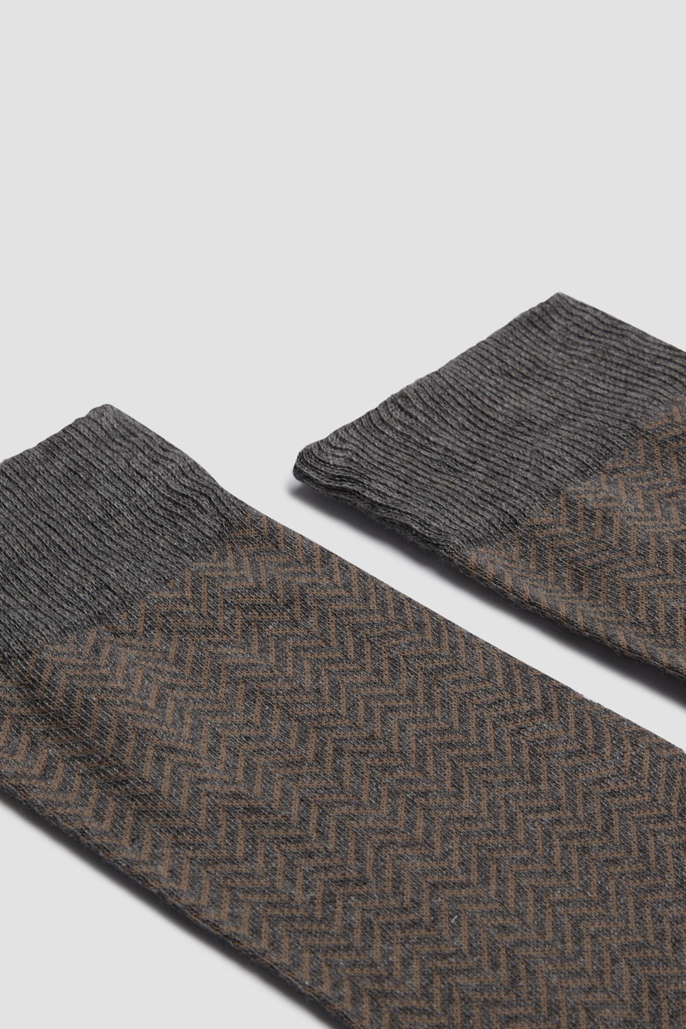 HERRINGBONE GREY MELANGE