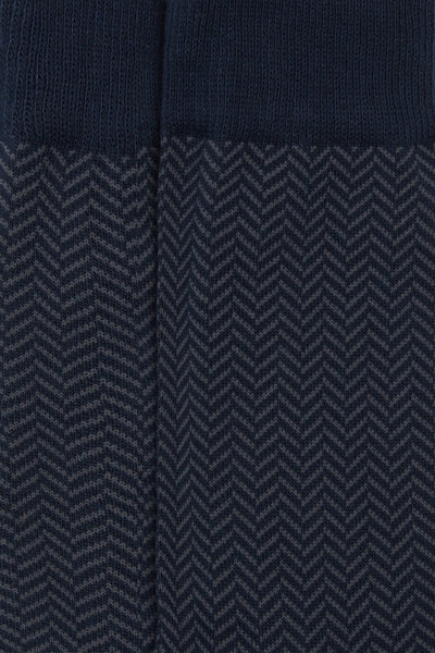HERRINGBONE NAVY MELANGE