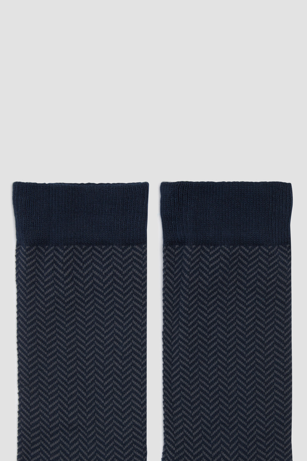 HERRINGBONE NAVY MELANGE