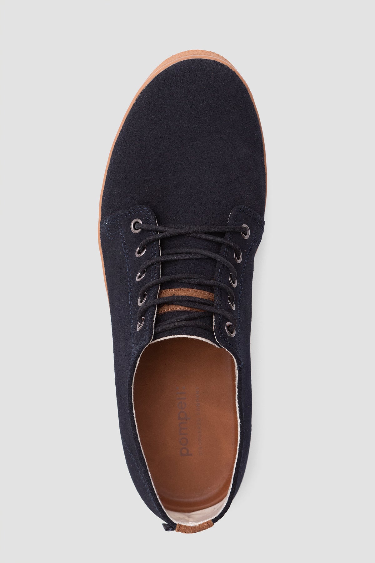 ROUND LEATHER LACE BLACK