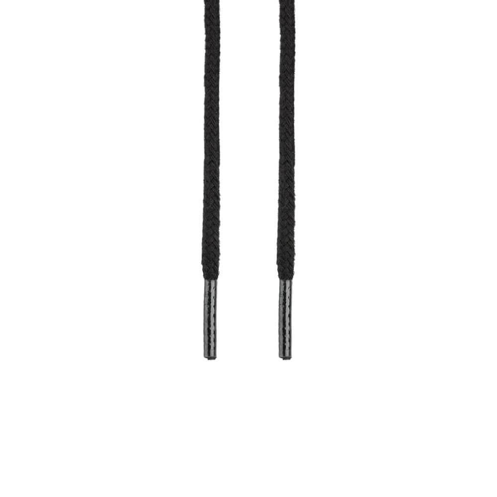 Cordones negros de algodÃ³n de Pompeii