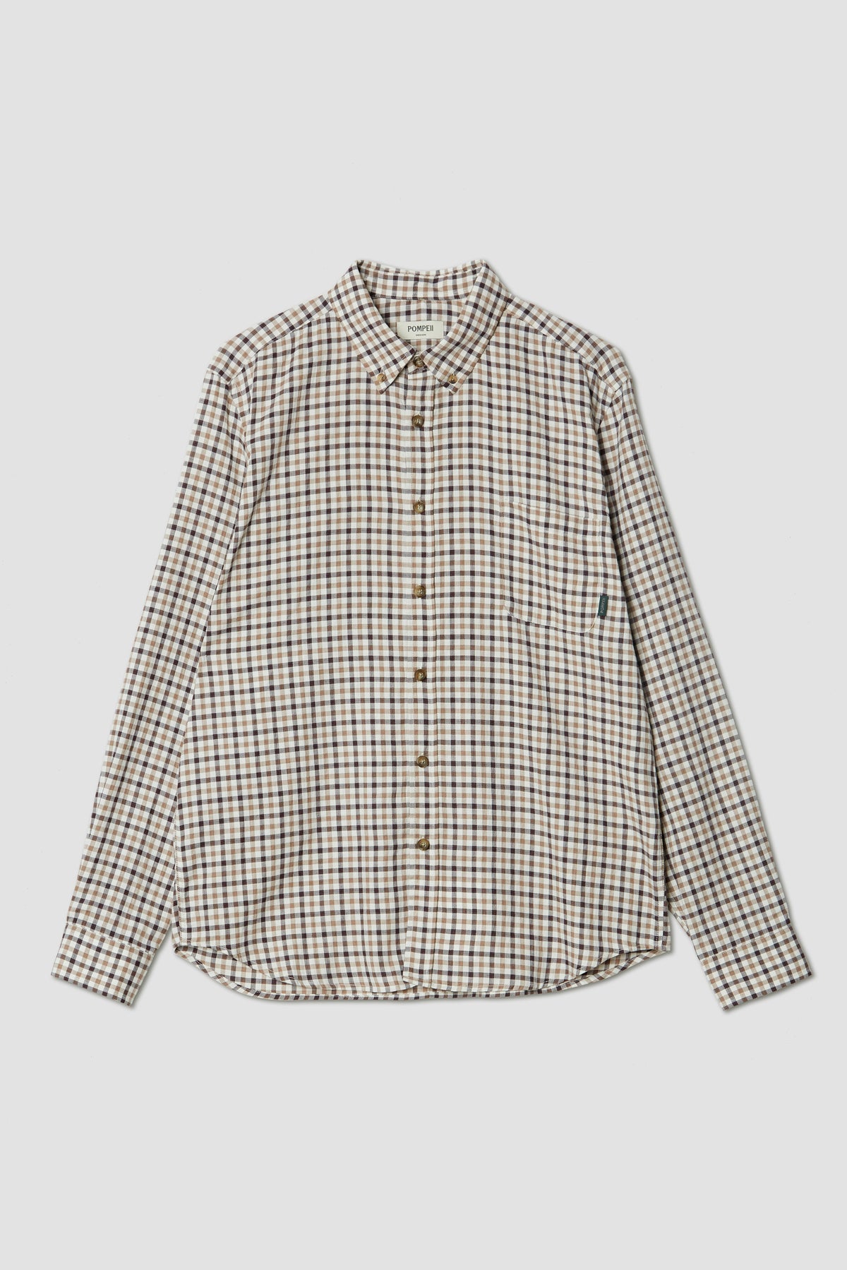 MULTIBROWN CHECK SHIRT