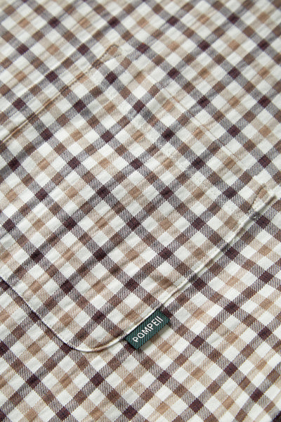 MULTIBROWN CHECK SHIRT