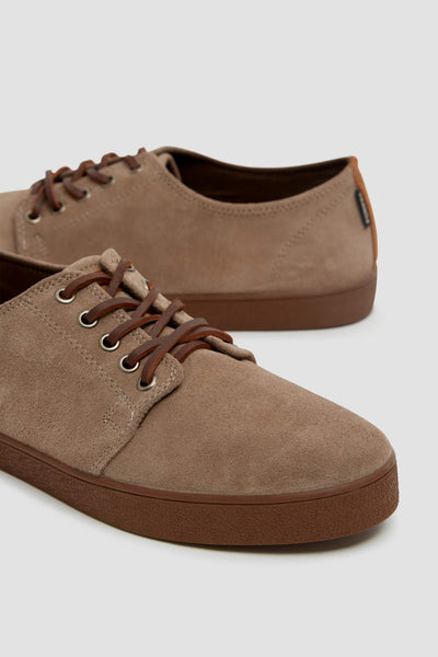 HIGBY SUEDE HYDRO TAUPE ROAST