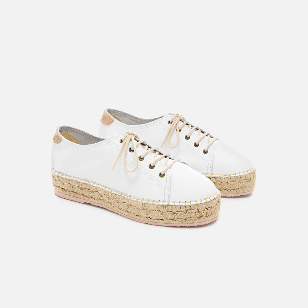 CANARD LEATHER WHITE