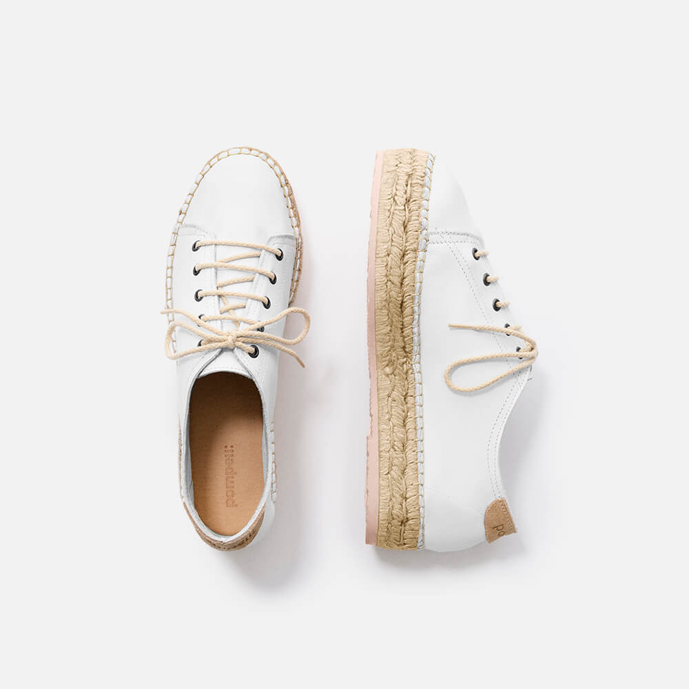 CANARD LEATHER WHITE