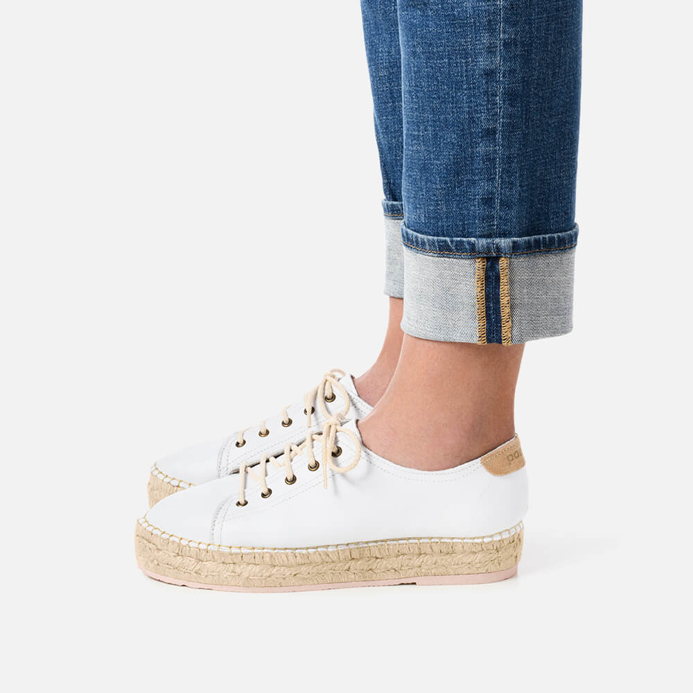CANARD LEATHER WHITE
